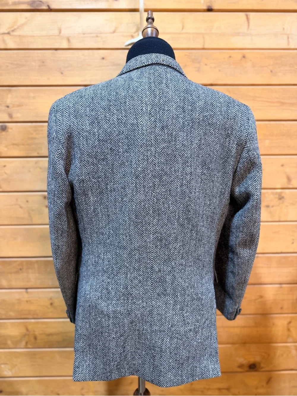 Vintage Pitlochry Harris Tweed Men’s 40 Herringbone Wool Blazer England